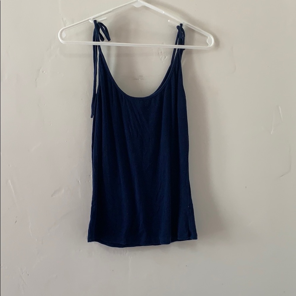 Reformation navy tank top